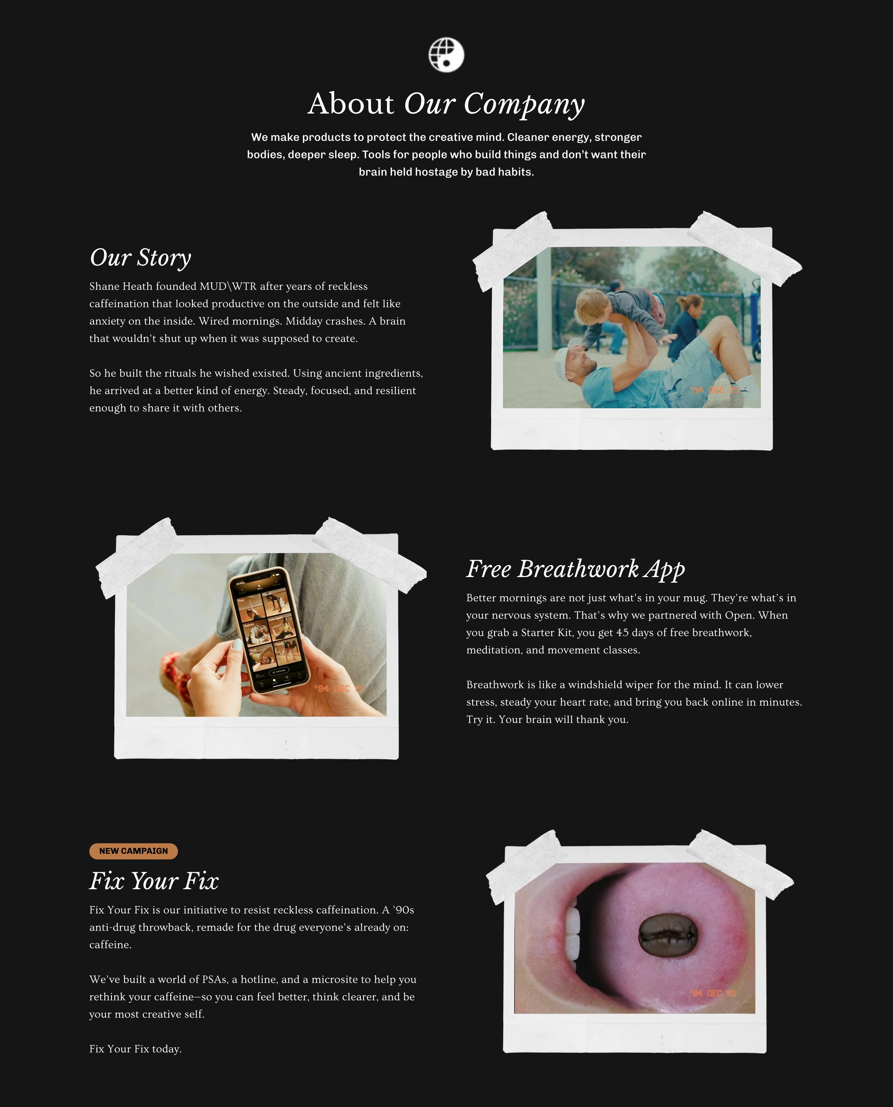 About Our Company stack